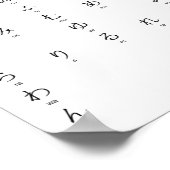 Poster Hiragana Katakana Apprendre les caractères japonai (Coin)