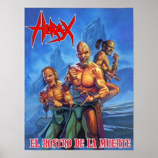 Poster HIRAX_El_Rostro_de_la_Muerte_Affiche (Devant)