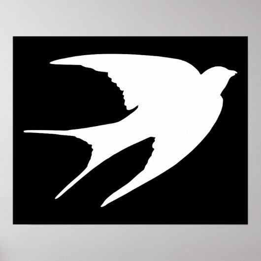 Poster Hirondelle à la grange (Devant)