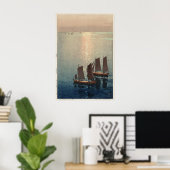 Poster Hiroshi Yoshida Hikaru umi (Bureau à domicile)