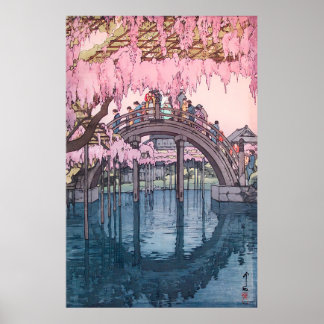 Poster Hiroshi Yoshida – Pont Kameido (1927)