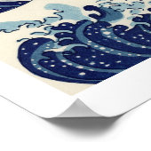 Poster Hiroshige - La Grande Vague De Kanagawa (Coin)