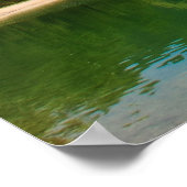 Poster Hirschenkogel en été - Réflexions sur l'eau (Coin)