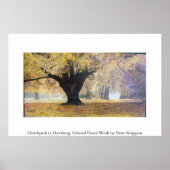 Poster Hirschpark à Hambourg (Devant)