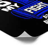 Poster His Fight Is My Fight Ataxia Movement War (Coin)