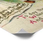 Poster Hisser le drapeau le jour du mémorial (Coin)