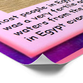 Poster Histoire, Ancien Nil du fleuve Egypte (Coin)