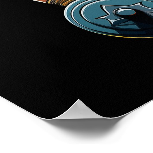 Poster Histoire Buff Roman Centurion (Coin)