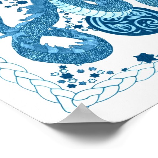 Poster Histoire céleste de dragon (Coin)