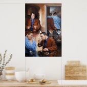 Poster Histoire d'amour par Kenney Mencher (Cuisine)