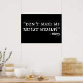 Poster Histoire de Don't Make Me (Cuisine)