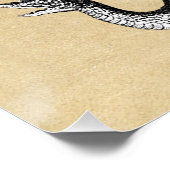 Poster Histoire de Dragons Rustique (Coin)