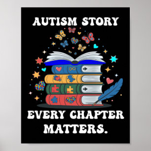 Poster Histoire de l'autisme Chaque Chapitre S Soutien Éd
