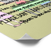 Poster Histoire de retraite de l'enseignant Imprimer "N'y (Coin)