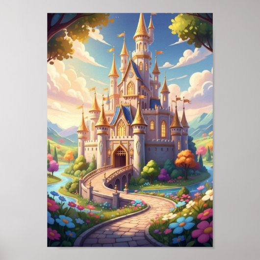 Poster Histoire de Royaume de Château de Conte de Fées Cl (Devant)