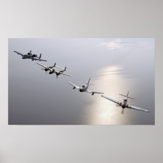 Poster Histoire des avions de guerre (Devant)