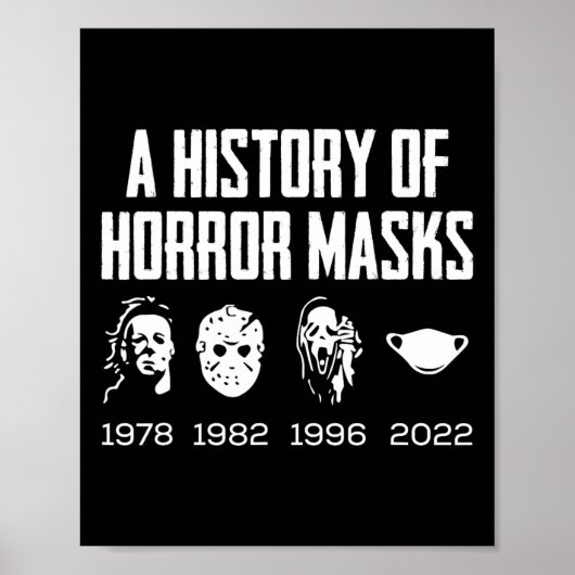 Poster Histoire Des Masques D'Horreur Costume Lazy Hallow (Devant)