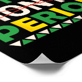 Poster Histoire des Noirs Mois Période Histoire des Noirs (Coin)