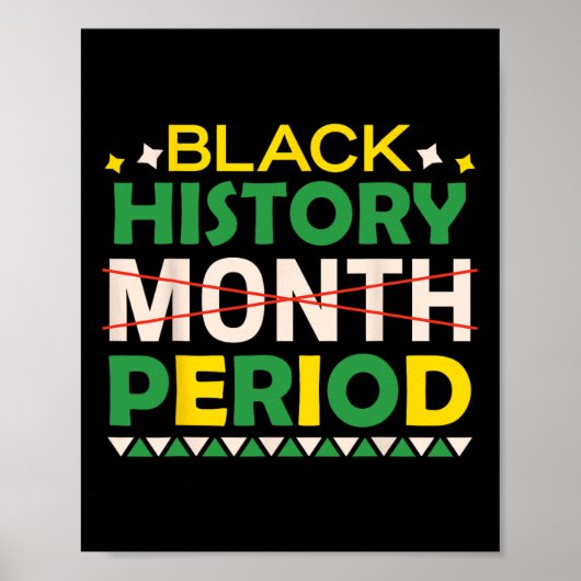 Poster Histoire des Noirs Mois Période Histoire des Noirs (Devant)