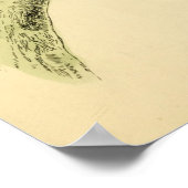 Poster Histoire des oiseaux britanniques 1863 BLACK WOODP (Coin)