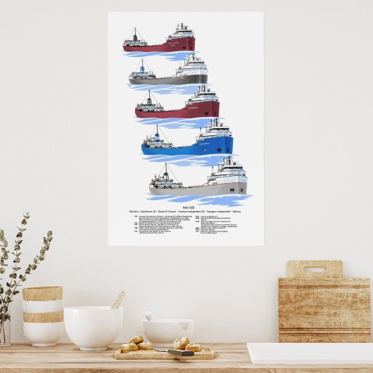 Poster Histoire des ojibways des Grands Lacs (Cuisine)