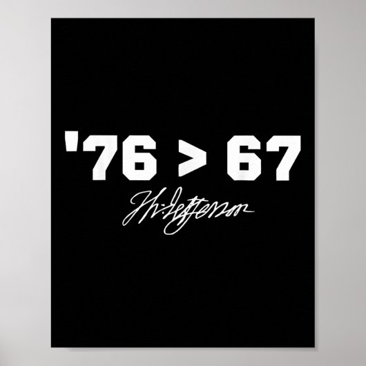 Poster Histoire drôle 76 67 Thomas Jefferson Six Sept Mém (Devant)