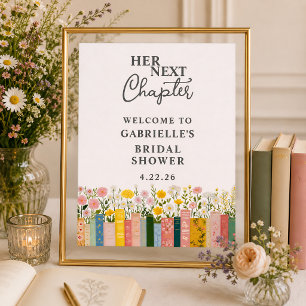 Poster Histoire Florale de Mariage 'Son Prochain Chapitre
