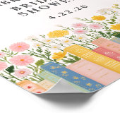 Poster Histoire Florale de Mariage 'Son Prochain Chapitre (Coin)