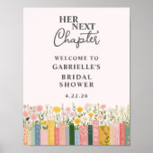 Poster Histoire Florale de Mariage 'Son Prochain Chapitre (Devant)