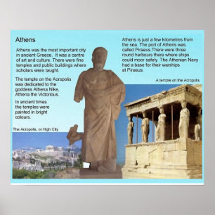 Poster Histoire, Grèce antique, Athènes