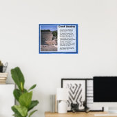 Poster Histoire, Grèce antique, Théâtres (Bureau à domicile)