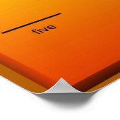 Poster Histoire, Mayas, Système de numéros (Coin)