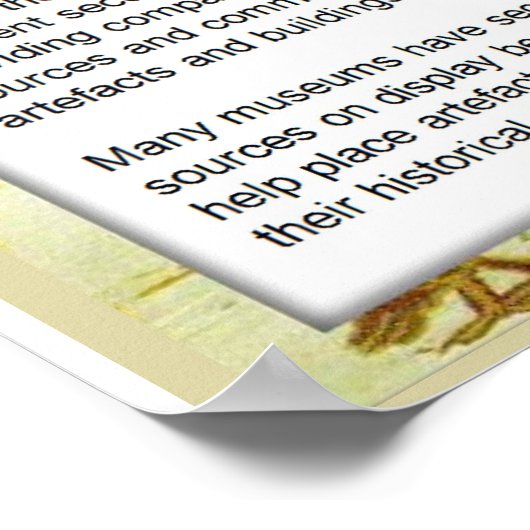 Poster Histoire, médiéval, sources secondaires (Coin)