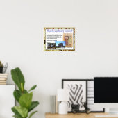 Poster Histoire, médiévale, Qu'est-ce qu'une source prima (Bureau à domicile)