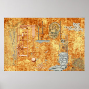 Poster Histoire métronome, temps et tempo