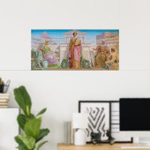 Poster Histoire, mosaïque de Frederick Dielman (Bureau à domicile)