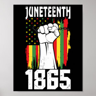 Poster Histoire noire afro-américaine 1865 1865
