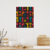 Poster Histoire noire Autonomisation du premier Motif 1 (Cuisine)