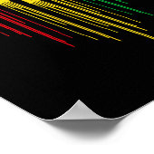 Poster Histoire noire Coeur africain Afro Histoire noire  (Coin)