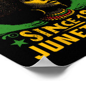 Poster Histoire noire franche Junetdix Liberté Emancipa (Coin)