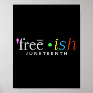 Poster Histoire noire Freeish JunetDix Fun S