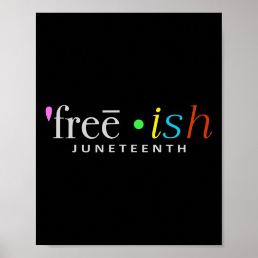 Poster Histoire noire Freeish JunetDix Fun S (Devant)