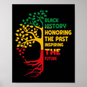 Poster Histoire noire Honorer le passé Inspirer l'avenir
