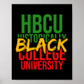 Poster Histoire Noire Influent Hbcu Dream Comme Martin I (Devant)