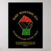 Poster HISTOIRE NOIRE MOIS Résistance 2023 (Devant)