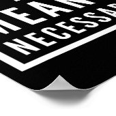 Poster Histoire Noire - Par Tous Les Moyens Nécessaires - (Coin)