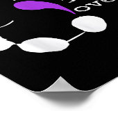 Poster Histoire pas fini - Semicolon Cadeau Prévention du (Coin)