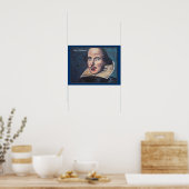 Poster Histoire, Portrait de William Shakespeare (Cuisine)