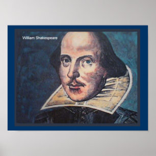 Poster Histoire, Portrait de William Shakespeare