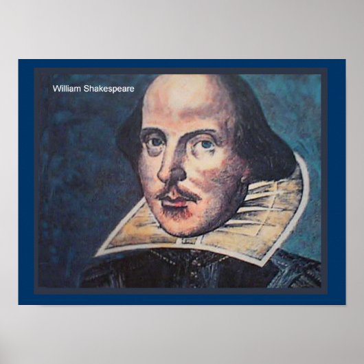 Poster Histoire, Portrait de William Shakespeare (Devant)